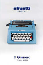 OLIVETTI LETTERA 46 - professionally serviced typewriter, maquina de escribir segunda mano  Embacar hacia Argentina