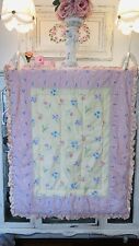 Floral Girls Baby Nursery Crib Comforter  for sale  Shipping to South Africa