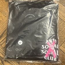 Camiseta Preta Anti Social Social Club Cancelada ASSC Extra Grande Autêntica (X-Grande) NOVA! comprar usado  Enviando para Brazil