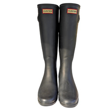 Hunter Original Back Adjustable Tall Rubber Rain Boots - 7 - Black for sale  Shipping to South Africa