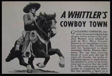 Mary Crouch Cowboy Woodcarving Western 1951 pictorial, used for sale  Shipping to South Africa