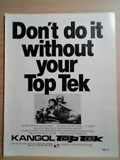 Kangol top tek for sale  UK