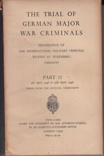 Usado, O JULGAMENTO DOS PRINCIPAIS CRIMINOSOS DE GUERRA ALEMÃES, NUREMBERG. PARTE II. ABRIL DE 1946 comprar usado  Enviando para Brazil