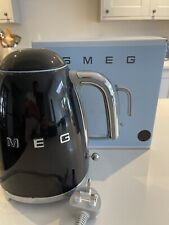 Smeg Kettle Jug 1.7 Litre Retro Style Stainless Steel in Black 1950s Faulty for sale  Shipping to South Africa