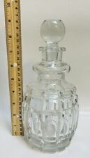 Used, Vintage Cut Crystal Decanter With Stopper 9" for sale  Shipping to South Africa