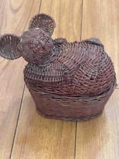 basket wicker bear baby for sale  Mesa