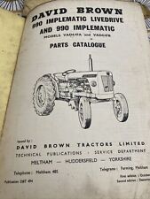 david brown tractor parts 990 for sale  HITCHIN