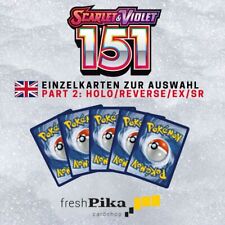 Pokemon - Scarlet & Violet 151 (część 2) - angielski 🇬🇧 pojedyncze karty do wyboru na sprzedaż  Wysyłka do Poland