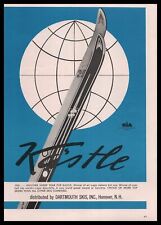 Used, 1961 Kastle Snow Ski Dartmouth Skis Inc. Hanover New Hampshire Vintage Print Ad for sale  Austin