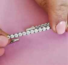 10ct 4MM Lab Created Diamond Tennis 7.5" Womens Bracelet 14k White Gold Plated for sale  Shipping to South Africa