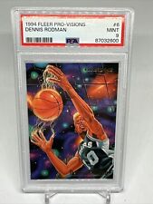 1994 Fleer Pro-Visions Dennis Rodman #6 PSA 9 The Worm Spurs Bulls Pistons, usado comprar usado  Enviando para Brazil