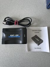 scart cable adapter hdmi for sale  KING'S LYNN