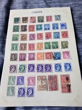 Canada stamps selection for sale  BEDALE