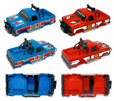 2 piezas camioneta pickup Tomy AFX GMC 1990 azul+roja #57#35 ranura coche par de carrocería completa segunda mano  Embacar hacia Argentina