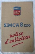 Simca 1200 entretien d'occasion  Nîmes