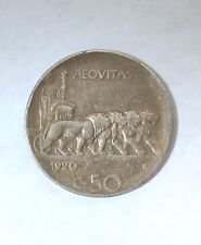 Moneta c.50 aequitas usato  Vittoria