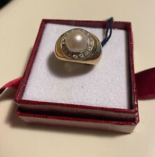 Anello perla pietre usato  La Spezia
