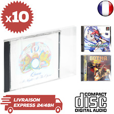 10 Boitiers Protection Crystal Box compatible CD ROM Album SEGA SATURN Neufs d'occasion  Nîmes-Saint-Césaire