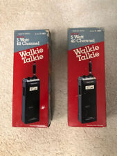 Pair of Realistic TRC-216 5 Watt 40 Channel Walkie Talkie sets for sale  Shipping to South Africa