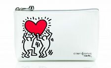 Clarisonic Keith Haring Love Red Heart Travel, Cosmetic, Makeup, Pencil Bag for sale  Shipping to South Africa