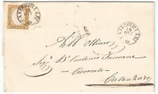 Italia 1862 lettera usato  Roma