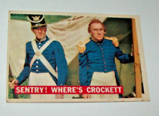 1956 Topps Walt Disney's Davy Crockett Sentry! Where's Crockett Card for sale  Shipping to South Africa