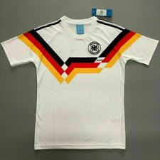 Maglia Maglietta Retrò Calcio Germania 1990 Shirt QW usato  Italia