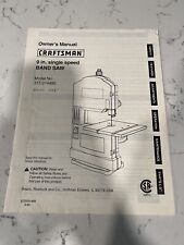 Craftsman owners manual for sale  Owego