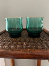 Pair green libbey for sale  Los Angeles