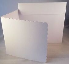 Cartões e envelopes recortados – 6” x 6”, branco, quadrado. Fabricação de cartões – escolha a quantidade, usado comprar usado  Enviando para Brazil
