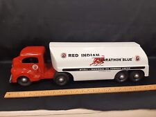 1940s MINNITOY - Red Indian - Pressed Steel Tanker Truck Toy RESTORED for sale  Shipping to South Africa