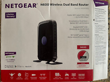 NETGEAR N600 Wireless Dual Band Gigabit Modem Router WNDR3400-100NAS, used for sale  Shipping to South Africa