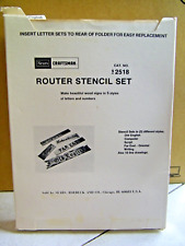 router lettering set for sale  Atlanta