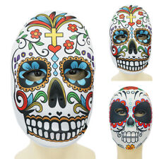 Máscaras faciais Dia das Bruxas dos Mortos máscara de caveira de açúcar máscara mexicana comprar usado  Enviando para Brazil