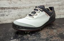 Męskie buty golfowe Ecco rozmiar 11 45 dodatkowa szerokość używane biała skóra miękkie kolce Pro na sprzedaż  Wysyłka do Poland