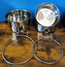 stainless bowls steel dog for sale  Willis