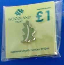 Woodland trust pin for sale  IPSWICH