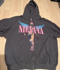 Nirvana hoodie grunge for sale  SOUTHAMPTON