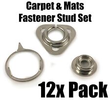 Used, 12x Stud Set Car Boat Caravan Carpet Mats Fasteners Veltex Flooring Kit Pack for sale  Shipping to South Africa