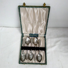 Used, 5 x Osmium Silver Queen Victoria Jubilee Teaspoon Set 1887. Boxed.   -X48 for sale  Shipping to South Africa