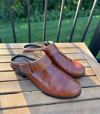 Sandália Ariat Castanha Feminina 7.5B Couro Mules Tamancos Estilingue Traseiro Bota Casual Excelente Estado Usado, usado comprar usado  Enviando para Brazil