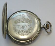 Usado, Antiguo Reloj de Bolsillo Longines Plata 84/875 Funcionando Gran Premio París segunda mano  Embacar hacia Argentina