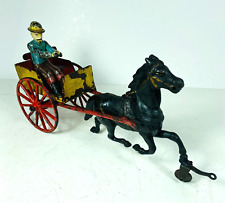 Vintage Pratt & letchworth Cavalo De Ferro Fundido-Carrinho De Cachorro desenhadas Hubley Kenton comprar usado  Enviando para Brazil