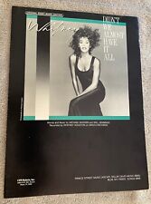 Whitney houston didn for sale  Weare