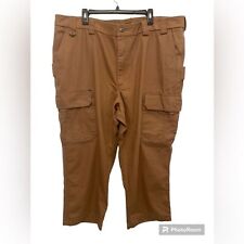 Calça carpinteiro DULUTH TRADING Co marrom construção carga tamanho 48x28 ajuste relaxado comprar usado  Enviando para Brazil