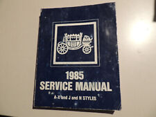 1985 service manual gebraucht kaufen  Fruerlund,-Engelsby, Tastrup