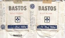 BASTOS FILTRE - FRENCH ALGERIA empty cigarette pack packet label wrapper, used for sale  Shipping to South Africa