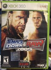 WWE SmackDown vs Raw 2009 Xbox 360 Complete CIB, used for sale  Shipping to South Africa