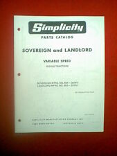 Simplicity tractor sovereign for sale  Lehighton