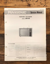 Manual de serviço de TV Panasonic AN-49 *Original*, usado comprar usado  Enviando para Brazil